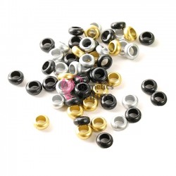 Inele din plastic pentru codite afro RNG19II Color, Set 10 bucati